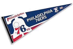 WinCraft Philadelphia 76ers Throwback Retro Vintage Pennant Flag