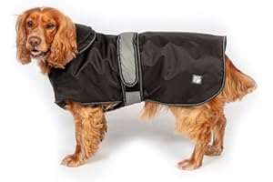 Danish Design 2 in 1 Ultimate Black Removable Padding Lightweight Dog/Puppy Coat 20 Inch 50 cm