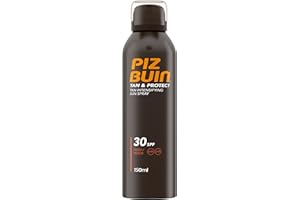 ‎PIZ BUIN Piz Buin Tan & Protect, Sonnenschutz Spray mit Bräunungsbeschleuniger, LSF 30, wasserfest und schnell einziehend, 150ml