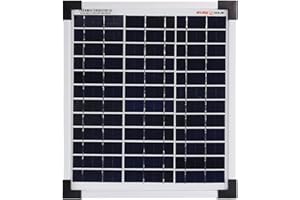 Enjoy solar Poly 10 W 12V Pannello solare policristallino Modulo fotovoltaico ideale per camper, case da giardino, barche.