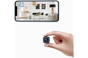 PVZLEXN Camera Espion Mini sans Fil WiFi 1080P Caméra Invisible Micro Petite Extérieur Discrete a Distance Maison de Interieur Extérieur Surveillance Spy Cam Grande Enregistrement