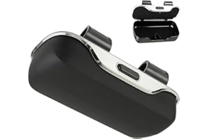 CDDCWZ Portaocchiali per visiera auto, portaocchiali per auto, scatola protettiva per occhiali,supporto per lenti dell'auto, per appendere occhiali da vista(nero)