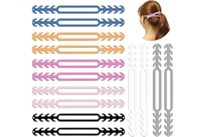 LECHENGJIA 14 PCS Mask Extension Strap Muti-Coloured Face Strap Hook Ponytail Passable Ear Strap Hook Adjustable Anti-Slip Ear Grips Band Extender Ear Protector for Girls,Women, Adults and Children