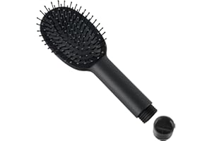 Sanrolax Haarbürste mit Geheimfach Schwarz Reise Haarbürste Verstecken Haarbürsten Kamm zum Verstecken Wertsachen Aufbewahren Bargeld und Schmuck