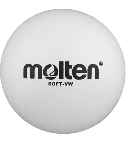 Balón Volley Ball, Soft Ball, espuma Juego con piel de elefante, color , tamaño ø 21 cm - weiß