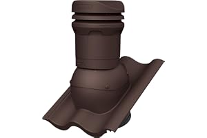 Parotec ventilationskamin DN 125 mm (låg 325 mm) för BRAAS HARZER RAL8017
