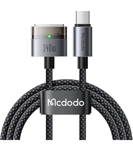 Cavo di ricarica USB C su per Magsafe 3 [2 M/6,6 FT], 140 W