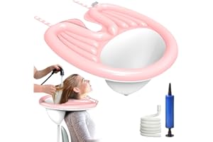 AVCXEC Lavatesta Portatile per Casa e Parrucchieri - Lavacapelli per Disabili, Donne in Gravidanza e Anziani