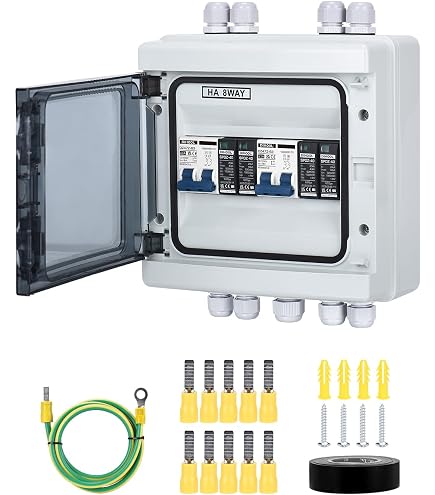 Heschen HSM1PV-125 DC Molded Case Circuit Breaker – 2 Pole, 125A, 550V, 10kA Breaking Capacity For Solar PV Systems