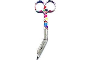 Colourful Heart Nurse Veterinary Vet Pattern Bandage Scissors Coopers Care UK