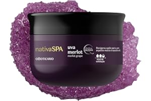 O BOTICARIO O Boticário Nativa SPA Uva Merlot Exfoliante Corporal de Uva Piel Suave y Brillante 180g