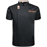 Personalised Chef Jacket Men &amp; Women, Customizable With Embroidery Name Or Initials, Short And Long Sleeves Chef's Jacket, Ki