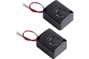Wishiot 12 V DC Black Mini Piezo Allarme Siren 110 dB Insurance Safes Anti-Theft Allarme High Decibel Buzzer for Car (2)