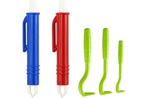 Veehaolu 5 Pack Tick Remover Set for Pets and Humans, Safe rotation Extraction Tool
