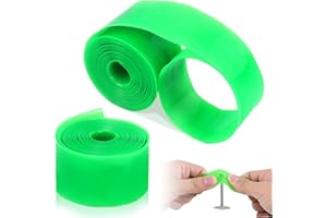 Pritok Lot de 2 protections anti-crevaison pour vélo : doublure de pneu vert compatible 30 cm - 73,6 cm