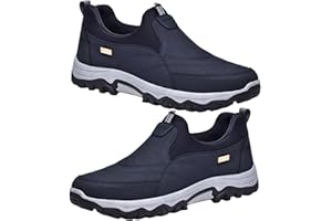 AZMAHT Scarpe Impermeabili Uomo Scarpe Slip-on Mocassini Scarpe Uomo Senza Lacci Scarpe Uomo Invernali Scarpe Ortopediche Uomo Scarpe Uomo Invernali