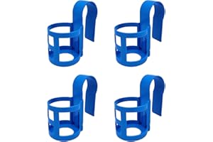 WakiHong 4 Stücke Getränkehalter Poolrand above Ground Pool Cup Holder Schwimmbäder Kunststoff Getränkehalter Runden für Getränkehalter Ohne Verschütten,Poolzubehör