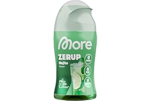 ‎MORE NUTRITION MORE Zerup, Mojito, 65 ml, für bis zu 8 l Fertiggetränk, zuckerfreier Sirup mit echten Fruchtextrakten, vegan, zero Kalorien - made in Germany