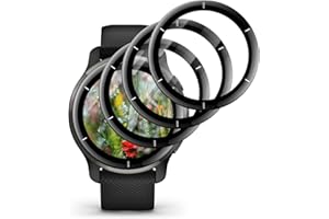 XDESIGN Protection Écran pour Garmin Venu 2 Plus Film de Protection en TPU Flexible [3 Pièces][Anti-Rayures][3D Bord incurvé Plein Couverture][Anti-Empreintes][Sans Bulles][Sensible au Toucher][Ultra HD]