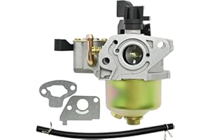 Ollanoos Carburettor with Manual Choke Lever and Float Chamber Engine Carb Replacement for Honda G100 Gxh50 GX110 GX120 110 120 4HP Gx140 Gx160 Gx168 Gx200 5.5HP 6.5HP Petrol Engine