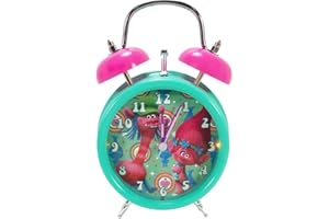 DREAMWORKS TROLLS Trolls Alarm Clock Girls Room Light Up Poppy Bell Alarm