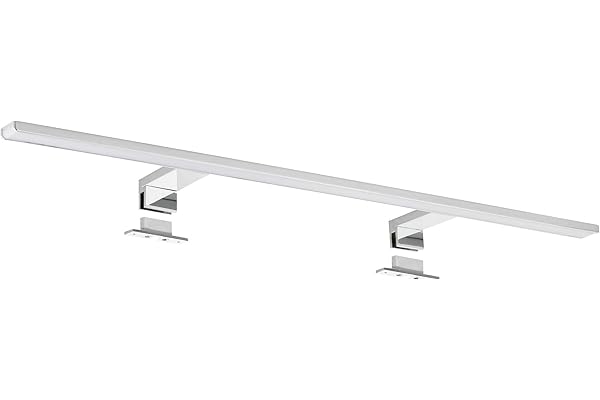 SEBSON® LED Lampe Miroir salle de bain IP44, lumière de surface + lumière de serrage, blanc neutre 4000K, 800x108x39mm, 15W, 1000lm