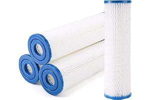 4pcs 20 Micron Cold Plunge Water Filter Replacements, 10x2.5in Universal Polyester Sediment, Whole House Ice Bath Filter, Cartridge Replacements Part Accessories, Home Plunge Crafters for Well Water