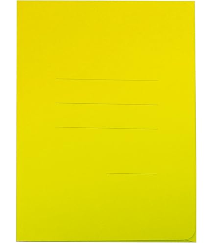 Cartelline In Cartoncino Bristol 270 Gr - Confezione Da 50 Pezzi Formato 25x34 Cm Colore Giallo - Foto 9