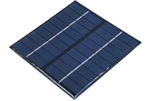 ZONADAH 2W 9V Mini Solar Panel Kit, Batter Charger, DIY Home, Science School Projects, Camping,Fishing, Hiking Outdoor Garden Led Light Charging tools