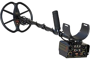 DETECH Desert Gold 3 Metal Detector 13.89 kHz VLF Metal Detector con bobina di ricerca Ultimate DD da 11,5" ricaricabile, con scatola Deluxe in cartone inclusa
