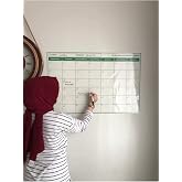 Holdable Paper Monthly Planner Calendar Smart Board Writing Board + Pen Wall Glass Applies to Board