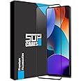 SupCares Military-Grade Gorilla Tempered Glass Screen Protector for Redmi Note 12 Pro Plus, Redmi Note 12 Pro and Poco X5 Pro (6.67 Inch) With Installation Kit | Edge to Edge Coverage | Black