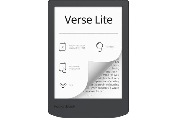 PocketBook Ebook Verse Lite 6" E Ink Carta 8GB Gris Táctil WiFi USB-C