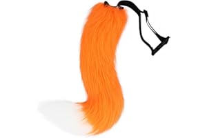 PPFINE Faux Fur Fox Costume Tail Adult/Teen Cosplay Halloween Christmas Party Costume One Size