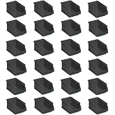 Tayg Pack of 24 Stackable Plastic Bins No. 51 (Non-Food) &ndash; Screw Organizer, Drawers, Storage Box, Rectangular Plastic Bins, 1