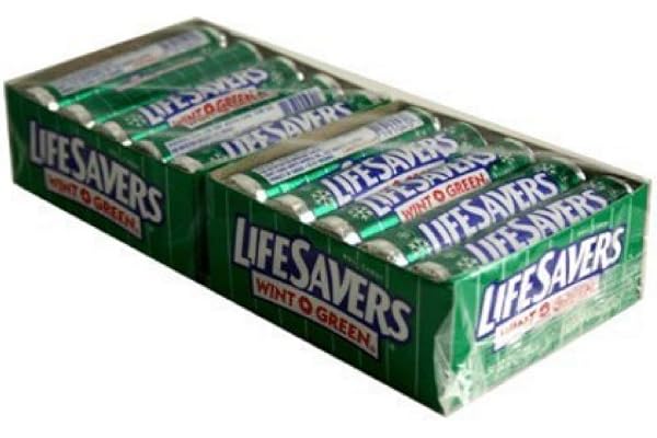LifeSavers Rolls Wint-O-Green 20 Roll Box