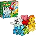 LEGO 10909 DUPLO Classic Heart Box First Bricks Building Set, Preschool Learning Toy for Toddlers 1 .5 Year Old Multicolor (80 Pieces)