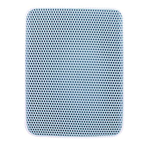 Rvest Tappeto di Sabbia per Gatti, Tappetino per Gatti Impermeabile a Doppio Strato con, Materassino per lettiera Impermeabile per Gatti per Gatti Sandbox Gatti Sandbox autopulenti coperti, 45 60 cm