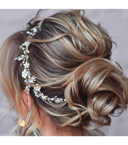 3 Fasce Per Capelli Con Perle Finte Bianche, Imbottite E Spesse, Fascia