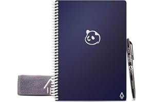 Rocketbook Panda Planner Settimanale - Quaderno Appunti Digitale, Riutilizzabile Taccuino Digitali A5 A Spirale, Agenda Giornaliera, Penna Cancellabile Pilot Frixion Inclusi, Gadget Tecnologici
