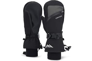 ‎CARACALEAP Caracaleap Skihandschuhe Winterhandschuhe Handschuhe Herren Damen Winter Schnee Fäustlinge Wasserdicht Winter Handschuhe