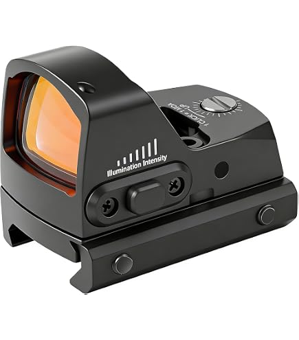 Mirino A Punto Rosso SPINA OPTICS NEX-Solar Per Pistola - Alimentazione Solare E Batteria, Multi Reticolo, Impermeabile IPX7, Shake Awake - 4