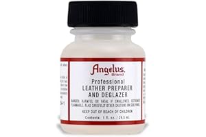 Angelus Preparador y Deglazador de Cuero, Transparente, 1 Oz, 0.08 Libras