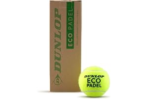 ‎DUNLOP Dunlop Eco Padel (drucklos) – Padel Bälle für Vereine, Trainer und Freizeitspieler