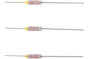 HUABAN 10 Pezzi Fusibile termico per la temperatura del metallo RY98 98 ℃ 10A 250V