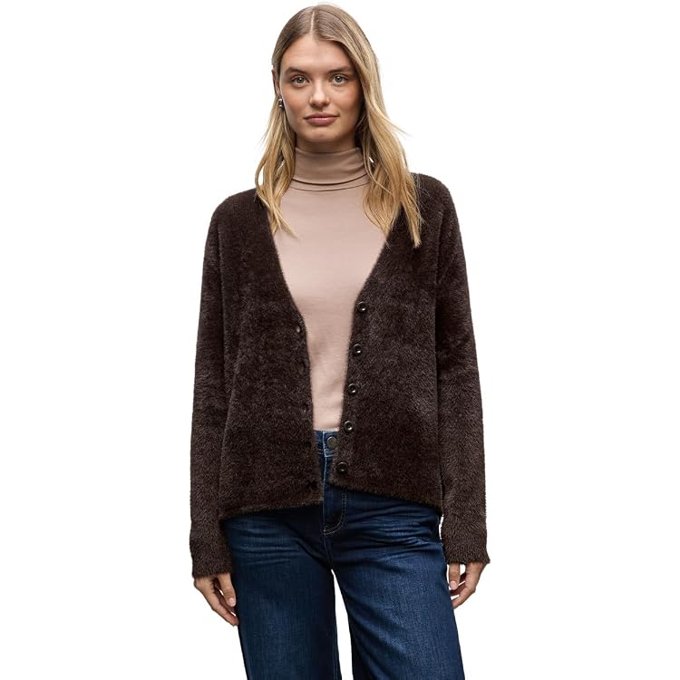 Street One Cardigan Aperto Lungo Da Donna – Modello Cosy Con Tasche - 2