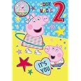 Peppa Pig Carte D'anniversaire Officielle 2 Ans – Looks Who's