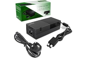 Xbox One Power Supply Brick, Ponkor AC Adapter Charger Cord Replacement Kit with Power Cable for Microsoft Xbox One, 100-240V Worldwide Version