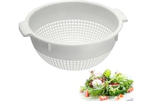 ‎WESTMARK Westmark Seiher/Sieb, Mit Griffmulden und Aufsatzrasten, Kunststoff, Weiß, 21262211