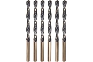 Misuyue 6pcs Metal Drill Bits, 4mm/0.157" HSS Carbide Jobber Drill Bit Sets, Twist Drill Bit for Metal Stainless Steel Aluminum Alloy, Wood Drill Bits